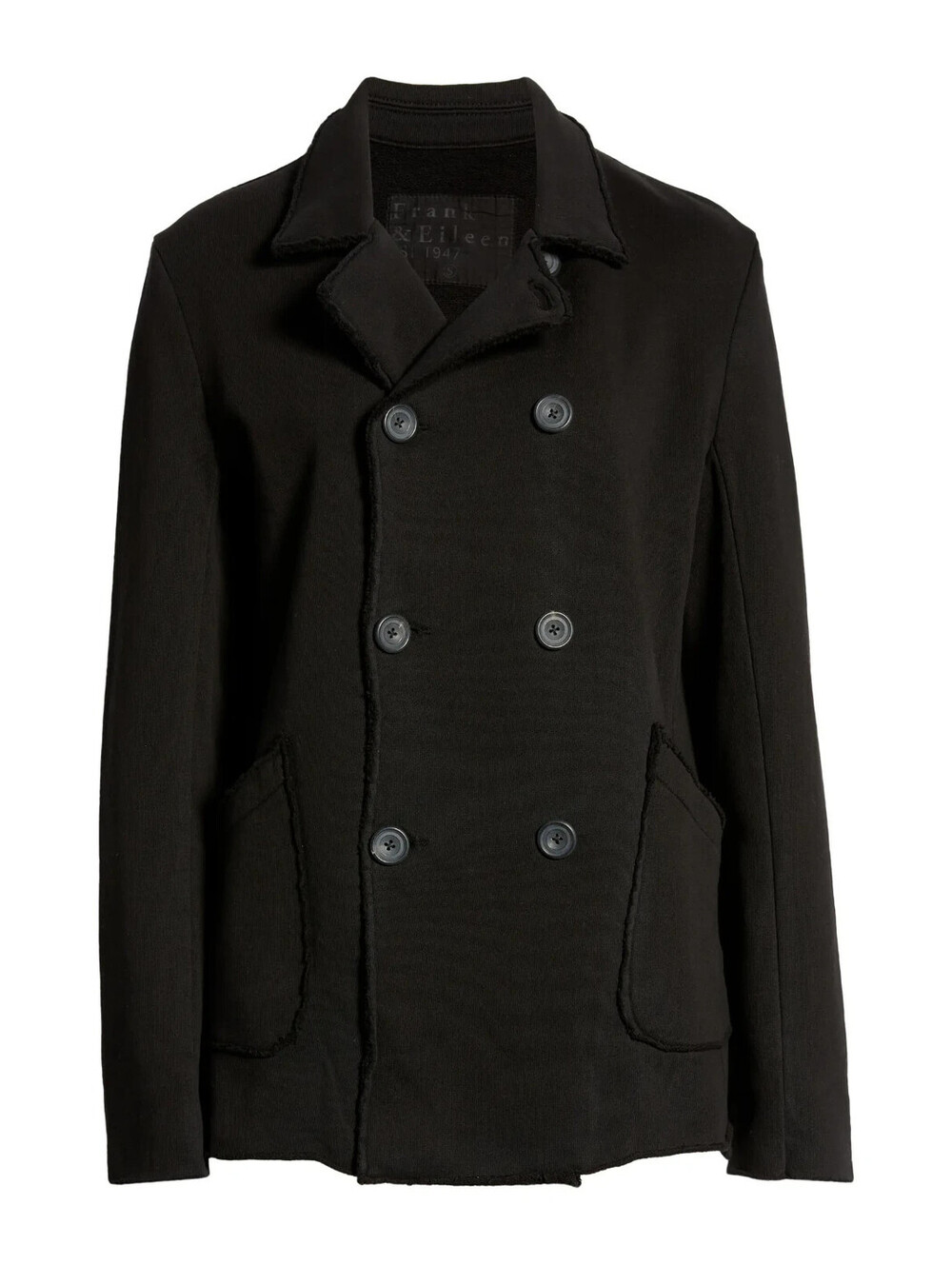 NEW, Frank & Eileen Belfast Peacoat in Black Sz M #T4138